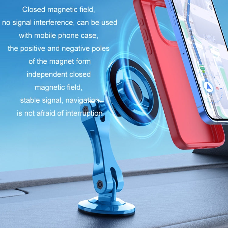 Magsafe Car Magnetic Rotating Adjustable Mobile Phone Holder(Orange) - Car Holders by buy2fix | Online Shopping UK | buy2fix