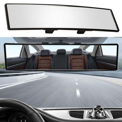 Car Rearview Mirror Snap-on HD Anti-fog Anti-dazzle Wide Angle Curved Mirror, Size: 28.5x7cm - Interior Mirrors by buy2fix | Online Shopping UK | buy2fix