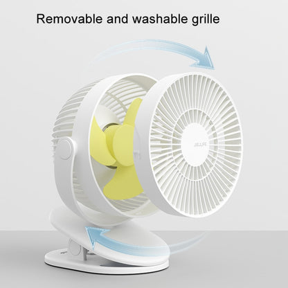 JisuLife FA29A Clip Desktop Mini Fan Portable USB Rechargeable Fan(Dark Green) - Electric Fans by JisuLife | Online Shopping UK | buy2fix