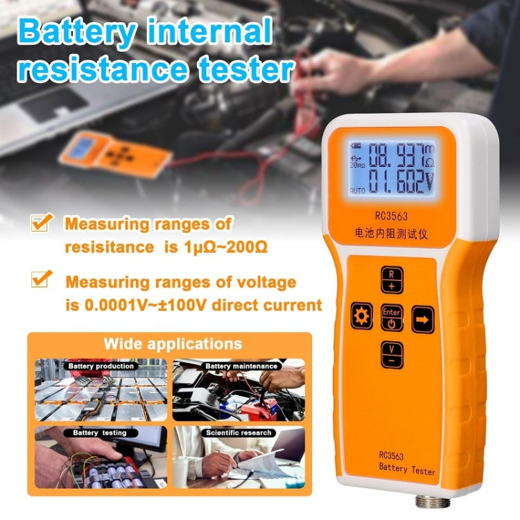 High-Precision Battery Voltage Internal Resistance Tester, Specifications: Host+Clamp - Battery & Resistance Tester by buy2fix | Online Shopping UK | buy2fix