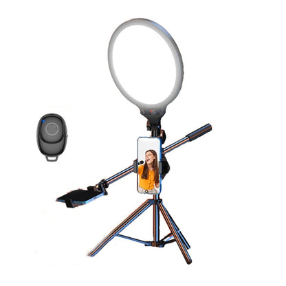 12.6 Inch Full-Screen Selfie Ring Light Tripod Set For Live Stream, Spec: 55cm Overhead Shot - Selfie Light by buy2fix | Online Shopping UK | buy2fix