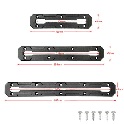 Canoe Paddle Fishing Rod Holder Rail Bracket Kayak Accessories, Specification: 9 Inch Rail - Marine Accessories & Parts by buy2fix | Online Shopping UK | buy2fix