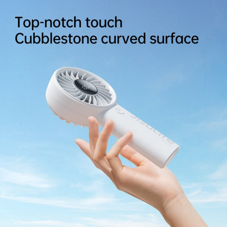 JisuLife Life4 Handheld Portable Small Rechargeable Fan, Battery Capacity: 3600mAh Gray - Electric Fans by JisuLife | Online Shopping UK | buy2fix