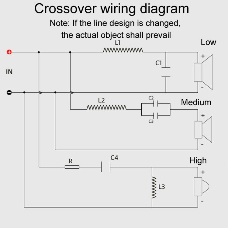 WEAH-3007B Home Cinema Speaker Crossover High Medium And Low 3-Way Audio Modification Divider - Audio Crossover by buy2fix | Online Shopping UK | buy2fix