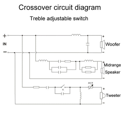 3505C High Medium And Low 3-Way Audio Crossover Stage Speaker Divider - Audio Crossover by buy2fix | Online Shopping UK | buy2fix