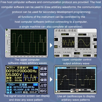 JUNTEK Programmable Dual-Channel DDS Function Arbitrary Waveform Signal Generator, Frequency: 40MHz(AU Plug) - Other Tester Tool by buy2fix | Online Shopping UK | buy2fix