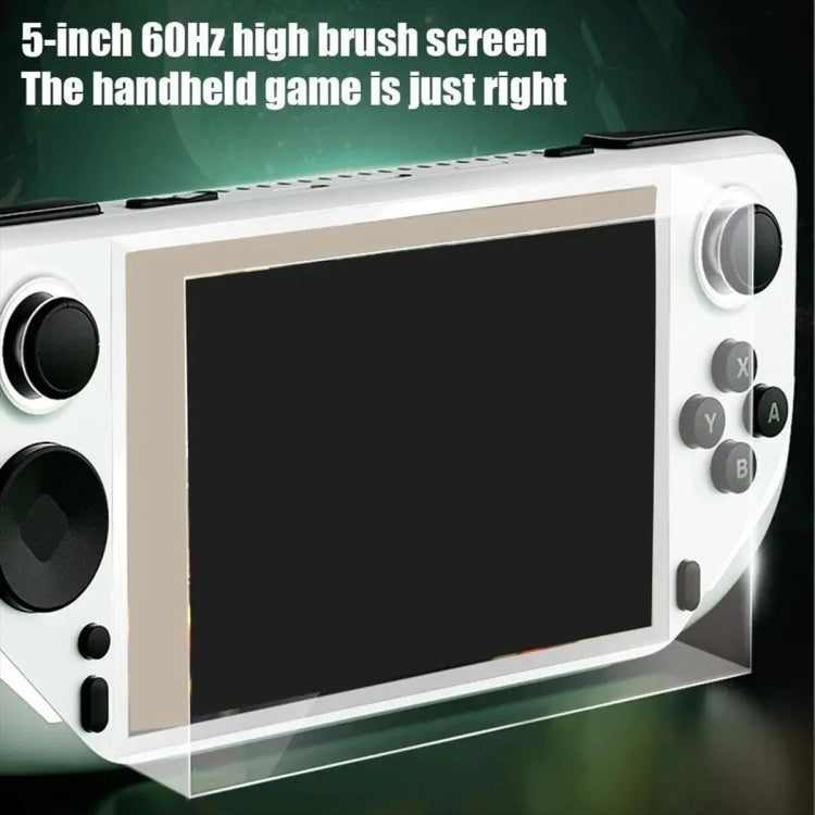 E6 Handheld Game Console 5 Inch IPS Screen Retro Gamebox  With 2 Handles 64GB(White) - Pocket Console by buy2fix | Online Shopping UK | buy2fix