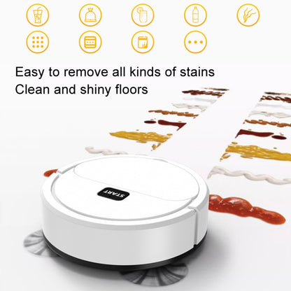 Automatic Mini Sweeping Robot Mopping Sweeping Suction 3 In 1 Cleaning Machine, Color: Black Rechargeable - Robot Vacuum Cleaner by buy2fix | Online Shopping UK | buy2fix