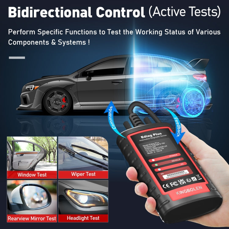 KINGBOLEN OBD2 Car Tester Diagnostics(Ediag Plus) - Electronic Test by KINGBOLEN | Online Shopping UK | buy2fix