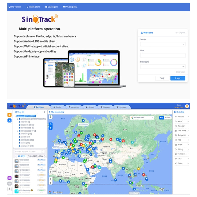 SinoTrack GPS Vehicle-Mounted Motorcycle Car Positioning Tracker, Model: 2G-ST-901M - GPS Accessories by SinoTrack | Online Shopping UK | buy2fix