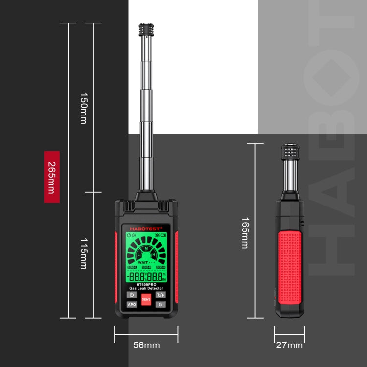 HABOTEST Combustible Gas Methane Leak Detector - Gas Monitor by HABOTEST | Online Shopping UK | buy2fix