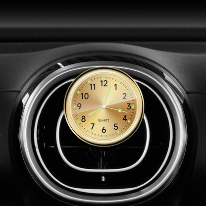 Car Digital Electronic Quartz Luminous Clock, Color: Gold+Air Outlet Clip - Clocks & Car Meters by buy2fix | Online Shopping UK | buy2fix