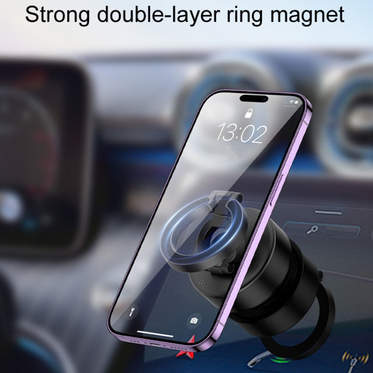 D1 Rotatable Magnetic Finger Ring Clip Car Phone Navigation Holder(Silver) - Universal Car Holders by buy2fix | Online Shopping UK | buy2fix