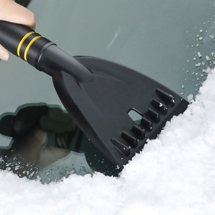 Car Snow Removal Shovel Multi-functional Winter Snow Clearing Tool Windshield Defrost Deicing Shovel(Black Gold) - Ice Scraper by buy2fix | Online Shopping UK | buy2fix