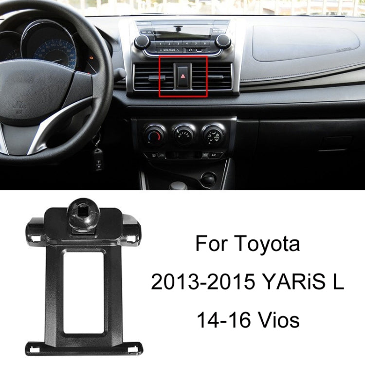 For Toyota Car Air Outlet Phone Holder Base, Model: 13-15 YARiS L/14-16 Vios - Special Car Holders by buy2fix | Online Shopping UK | buy2fix