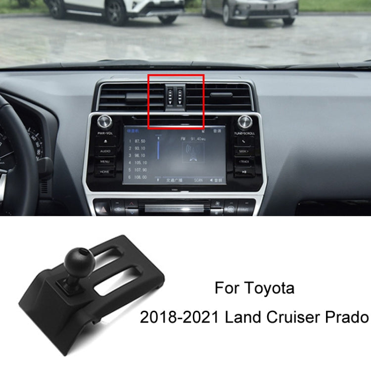 For Toyota Car Air Outlet Phone Holder Base, Model: 18-21 Land Cruiser Prado - Special Car Holders by buy2fix | Online Shopping UK | buy2fix