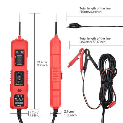 EM286 Multifunctional Car Circuit Electrical System Driving Test Pen, Style: Red 4.5m - Electronic Test by buy2fix | Online Shopping UK | buy2fix