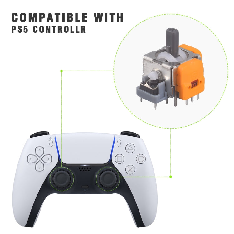 For PS5 Game Controller Hall Joystick and Joystick Cap Set Repair Accessories - PS5 Spare Parts by buy2fix | Online Shopping UK | buy2fix