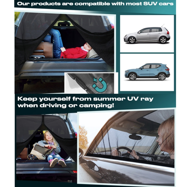 Car Rear Trunk Ventilation Shade Anti-mosquito Screen Cover, Size: L(Set) - Window Foils & Solar Protection by buy2fix | Online Shopping UK | buy2fix