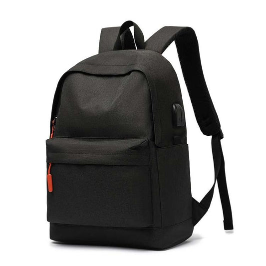 SKV B20537 Lightweight Traveling Double Shoulder Bag Large Capacity Laptop Backpack(Black) - Backpack by SKV | Online Shopping UK | buy2fix