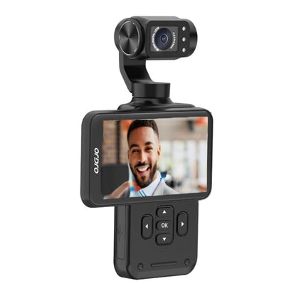 Ordro HD DV Three-Axis Anti-Shake Gimbal Rotating Screen Pocket Camera - Video Cameras by Ordro | Online Shopping UK | buy2fix