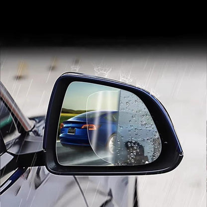 For Tesla Model S Car Side Window Rearview Mirror Rainproof Film Nano Anti-fog Sticker - Auto Film by buy2fix | Online Shopping UK | buy2fix