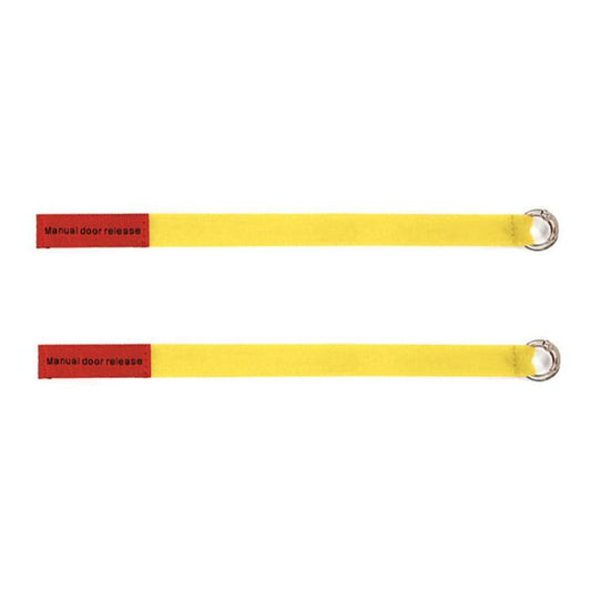 1pair For Tesla New Model 3 / Y Door Emergency Safety Pull Cord(Yellow) - Auto Fastener & Clips by buy2fix | Online Shopping UK | buy2fix