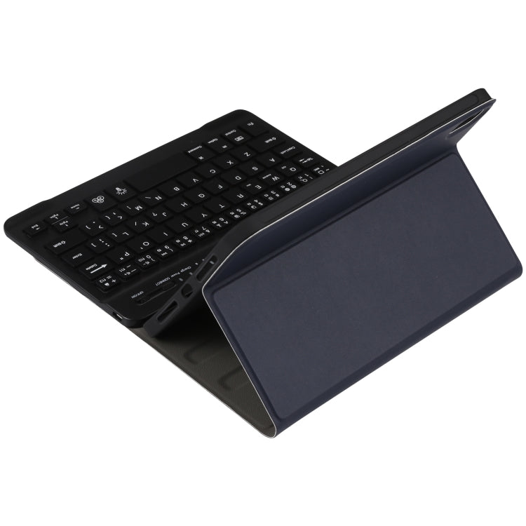 A06S Detachable Lambskin Texture Ultra-thin TPU Backlight Bluetooth Keyboard Leather Tablet Case with Stand For iPad mini 6 (Blue) - For iPad mini by buy2fix | Online Shopping UK | buy2fix