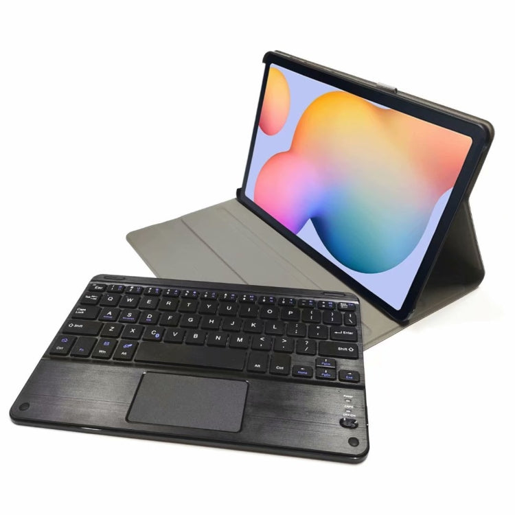 DY-E10 2 in 1 Removable Bluetooth Keyboard + Protective Leather Tablet Case with Touchpad & Holder for Lenovo Tab E10(Gold) - Lenovo Keyboard by buy2fix | Online Shopping UK | buy2fix