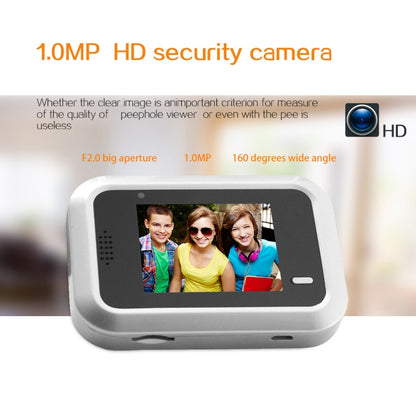 X8 2.4 inch Screen 2.0MP Security Camera No Disturb Peephole Viewer, Support TF Card - Security by buy2fix | Online Shopping UK | buy2fix