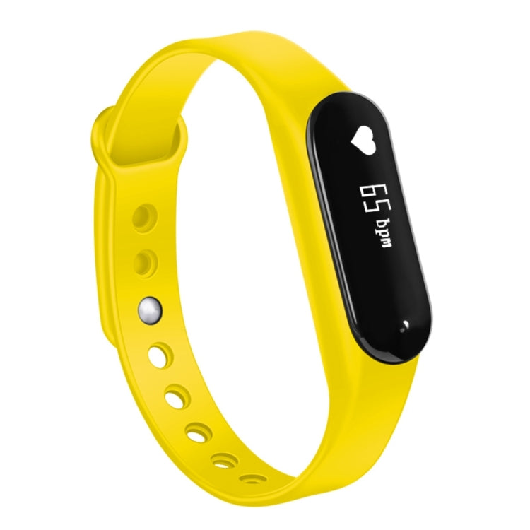 CHIGU C6 0.69 inch OLED Display Bluetooth Smart Bracelet, Support Heart Rate Monitor / Pedometer / Calls Remind / Sleep Monitor / Sedentary Reminder / Alarm / Anti-lost, Compatible with Android and iOS Phones (Yellow) - Smart Wear by buy2fix | Online Shopping UK | buy2fix