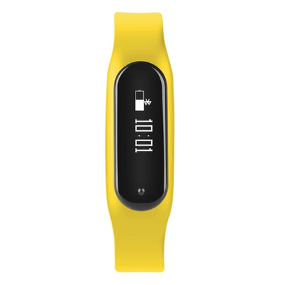 CHIGU C6 0.69 inch OLED Display Bluetooth Smart Bracelet, Support Heart Rate Monitor / Pedometer / Calls Remind / Sleep Monitor / Sedentary Reminder / Alarm / Anti-lost, Compatible with Android and iOS Phones (Yellow) - Smart Wear by buy2fix | Online Shopping UK | buy2fix