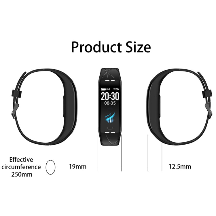 Z21 Plus 0.96 inch TFT LCD Color Screen Smart Bracelet IP68 Waterproof, Support Call Reminder/ Heart Rate Monitoring / Sleep Monitoring/ Multiple Sport Mode (Red) - Smart Wear by buy2fix | Online Shopping UK | buy2fix