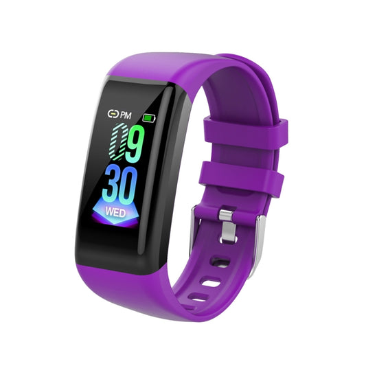 C21 1.14 inches IPS Color Screen Smart Bracelet IP67 Waterproof, Support Call Reminder /Heart Rate Monitoring /Blood Pressure Monitoring /Sleep Monitoring / Sedentary Reminder / Female Physiological Reminder (Purple) - Smart Wear by buy2fix | Online Shopping UK | buy2fix