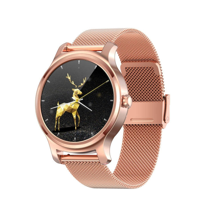 SMA-R2 1.3 inches IPS Screen Smart Watch IP65 Waterproof,Support Call /Message Reminder /Dual-mode Bluetooth 3.0 + 4.0/ Sleeping Monitoring /Sedentary Reminder (Rose Gold Metal Strap) - Smart Wear by buy2fix | Online Shopping UK | buy2fix