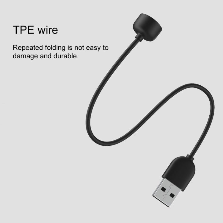 Original Xiaomi Bracelet USB Magnetic Attraction Charging Cable for Xiaomi Mi Band 5 / 6 / 7(Black) - Charger by Xiaomi | Online Shopping UK | buy2fix