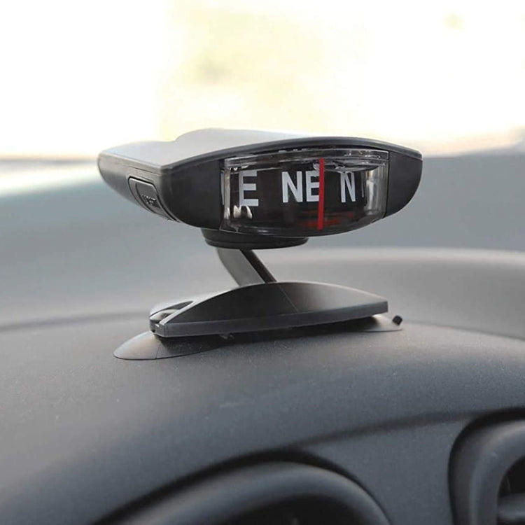 LC35 Vehicle Compass Car Ornament with Suction Cup & Sticker - Clocks & Car Meters by buy2fix | Online Shopping UK | buy2fix