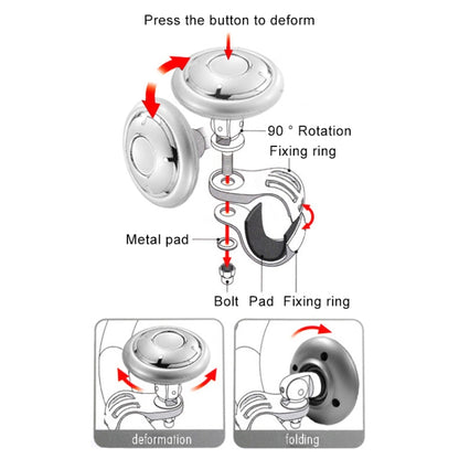 YI-71 Car Steering Wheel Booster Ball Car Power Handle (Carbon Fiber Black) - Steering Wheel Accessories by buy2fix | Online Shopping UK | buy2fix