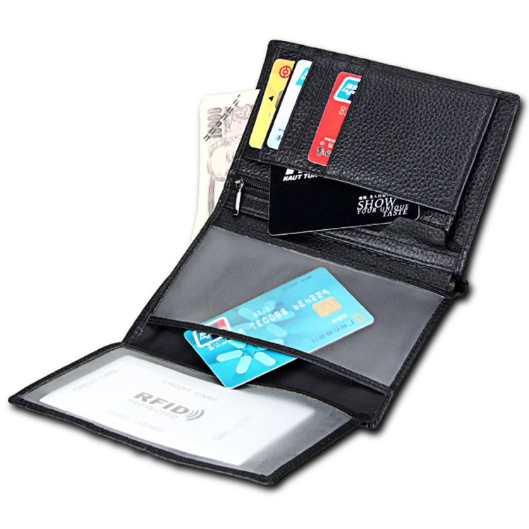 8219 Antimagnetic RFID Men Multi-functional Wallet Card Bag Passport Package - Antimagnetic RFID Package by buy2fix | Online Shopping UK | buy2fix