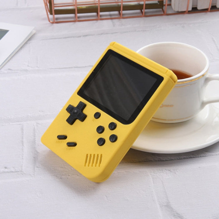 MK800 3.0 inch Macaron Mini Retro Classic Handheld Game Console for Kids Built-in 800 Games, Support AV Output (Yellow) - Pocket Console by buy2fix | Online Shopping UK | buy2fix