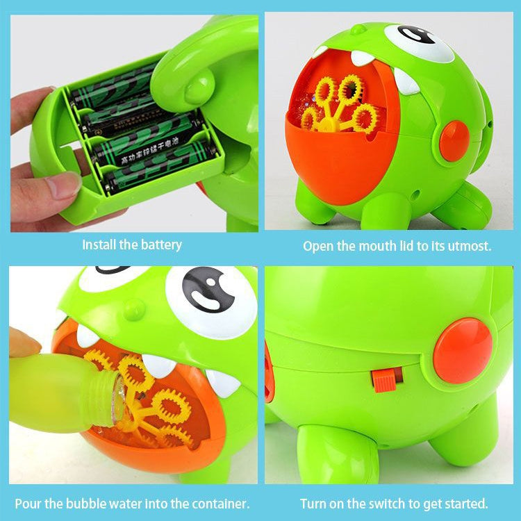 JJR/C V02 Automatic Cartoon Cute Bubble Machine - Toy Sports by buy2fix | Online Shopping UK | buy2fix