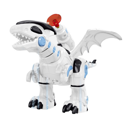 Electric Mechanical Fighting Dinosaur Children Dinosaur Model Toy, Support Walking & Lighting & Sound & Launch Soft Bullet - Music Toys by buy2fix | Online Shopping UK | buy2fix