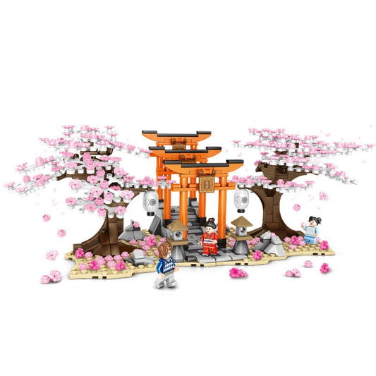 SEMBO 601075 Cherry Blossom Series Puzzle Assembled Toy Small Particle Building Blocks - Building Blocks by buy2fix | Online Shopping UK | buy2fix