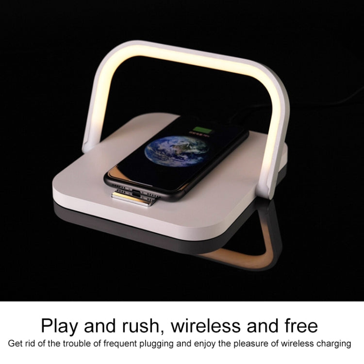 XM9902 Portable Wireless Charger Touch LED Desk Lamp (White) - Apple Accessories by buy2fix | Online Shopping UK | buy2fix