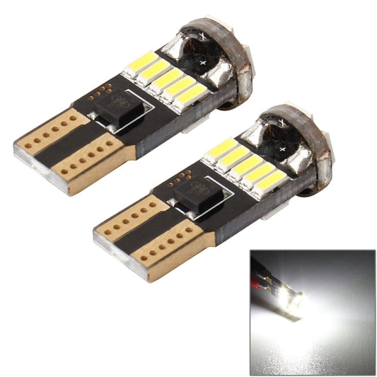 2 PCS DC 12V 2W 240LM 5500K T10-4014-15SMD Car Width Lamp Clearance Light Parking Lights(White Light) - Clearance Lights by buy2fix | Online Shopping UK | buy2fix