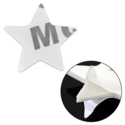 Star Pattern Car Metal Body Decorative Sticker (Silver) - Decorative Sticker by buy2fix | Online Shopping UK | buy2fix