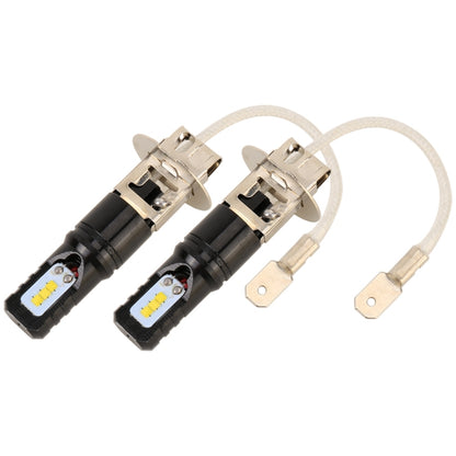 2 PCS H3 DC12V / 4.5W / 6000K / 360LM Car LED Fog Light with 6 CSP Lamp Beads, White Light (Black) - Fog / Driving Lights by buy2fix | Online Shopping UK | buy2fix