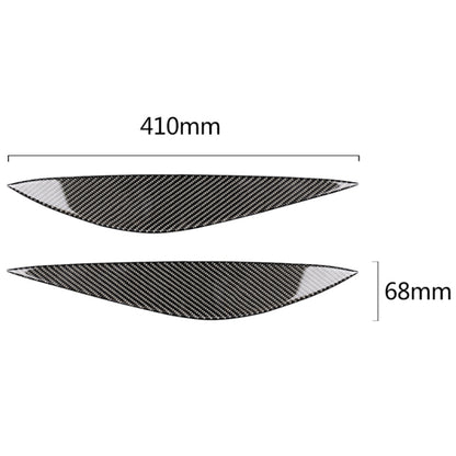 Car Carbon Fiber Light Eyebrow for Mercedes-Benz W204 Pre-Facelift 2008-2011 - Lamp Decoration by buy2fix | Online Shopping UK | buy2fix