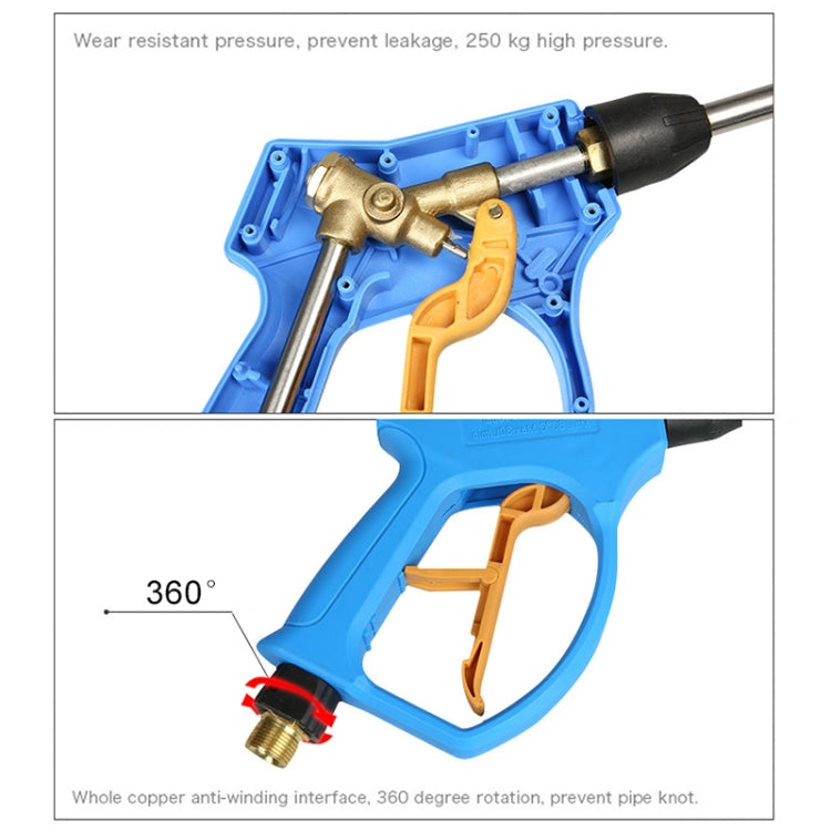 High Pressure Horn Shape Nozzle Clear Water Gun for Self-service Car Washing Machine, Outer Wire: 22 x 1.5 - Car Washer & Accessories by buy2fix | Online Shopping UK | buy2fix