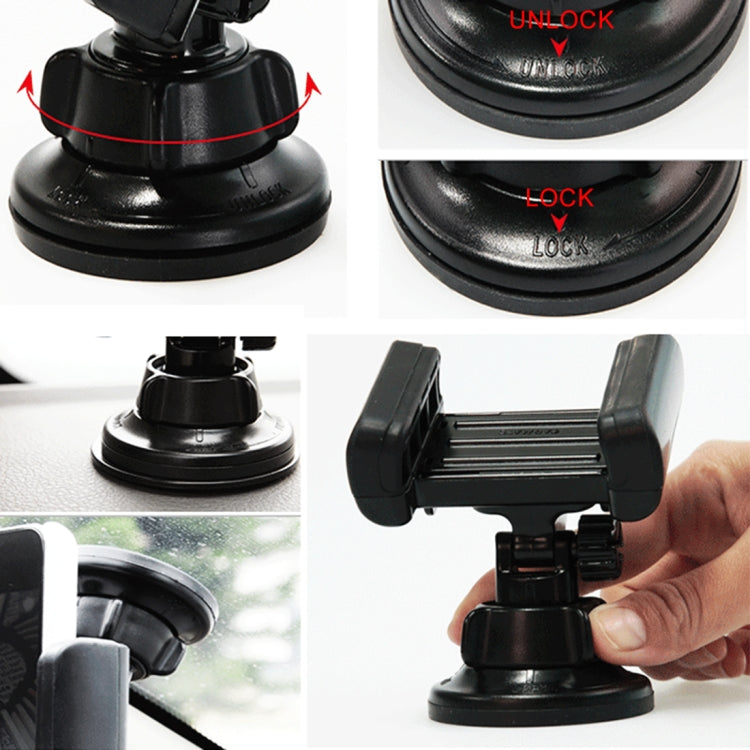 3R-1005 Universal Car Suction Cup Mount Bracket Phone Holder for 68-80mm Mobile Phone - Car Holders by 3R | Online Shopping UK | buy2fix